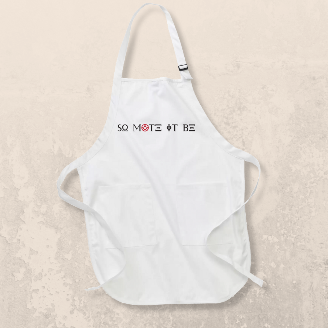 So Mote It Be Apron